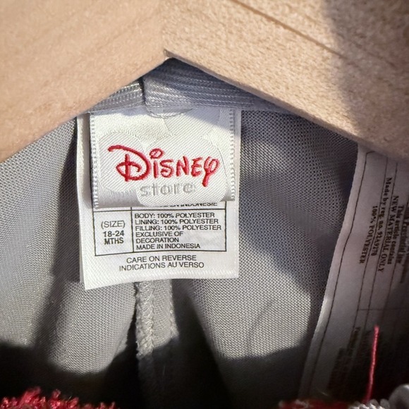 VTG Disney Store Plush Dumbo Flying Elephant Costume 18-24M Hooded Halloween‎ - Picture 4 of 14
